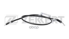 Трос стояночного тормоза левый Kia Cerato 01-  Carens I  II 00-  Spectra 04-  Shuma I  II 98- Zekkert арт. bz-1029