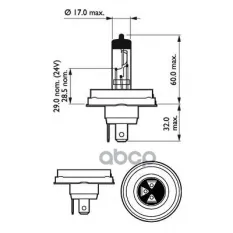 Лампа PHILIPS 12475B1 (24716230) Philips арт. 12475B1