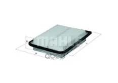 Фильтр воздушный Mahle/Knecht арт. LX2792