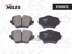 Тормозные колодки для дисковых тормозов Miles арт. E100672