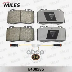 Колодки тормозные (Смесь Low-Metallic) передние (MB C209/W203/W211/W220/R171/R230) (с датчиком) (TRW Miles арт. E400285