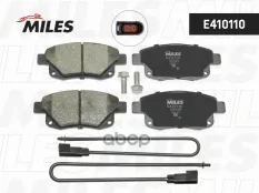 Колодки тормозные задние Miles арт. E410110