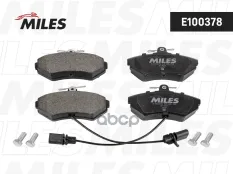 Колодки тормозные AUDI A4 99>01/PASSAT 97>01 с датчиком передние Miles арт. e100378