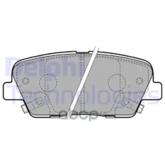 LP2202 колодки дисковые з Kia Sorento 2.4/2.0D/2.2D 11/09> Delphi арт. LP2202