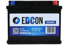 аккумуляторная батарея! 19.5/17.9 +справа 56Ah 480A 242/175/190 DIN EDCON арт. DC56480RY