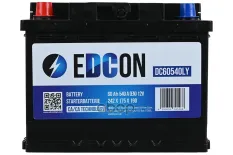 аккумуляторная батарея! 19.5/17.9 +слева 60Ah 540A 242/175/190 DIN EDCON арт. DC60540LY