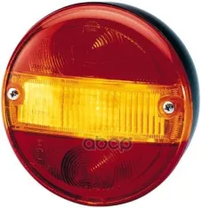 фонарь! задн. кругл. MAN, MB, Scania, DAF, Volvo, Iveco, BPW, Fruehauf HELLA арт. 2SD001685218