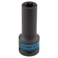 головка торцевая! ударная глубокая TORX Е-стандарт 3/4'', E24, L = 110 мм KING TONY арт. 647524M