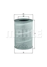 воздушный фильтр! 463-310/180 RVI Premium 96>/Magnum AE430 Mahle/Knecht арт. LX713