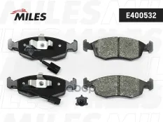 Колодки тормозные FIAT 500 09-/PUNTO 09-12 передние Miles арт. e400532