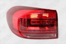 Фонарь левый внешний Volkswagen Tiguan 1 2011-2016, светодиодный (LED) O.E.M. арт. OEM0260FONL