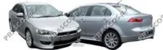 бампер передний! Mitsubishi Lancer X (CY-A) Prasco арт. MB0151001