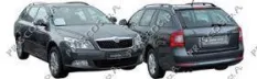 решетка бампера центральная! черная Skoda Octavia 1.2-2.0i/2.0TDi 08-13 Prasco арт. SK0282120