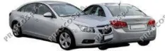 крыло переднее прав. с боковым отверст. под повтор.! Chevrolet, Daewoo Cruze 09-12 Prasco арт. DW0403003
