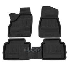 коврик салонный! резиновый, черный, борт 4см Lada 4x4 21213-214 Urban Comfort Rezkon арт. 1039035400