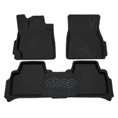 коврик салонный! резиновый, черный, борт 4см Toyota Land Cruiser Prado 150 09-17 Rezkon арт. 1034030200