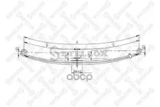 лист коренной !перед 2/30x90x66 937+1093 D20 RVI Magnum Stellox арт. 8457605SX