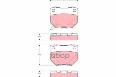 GDB3308 365 21=D7053M-01 !колодки дисковые з Subaru Impreza 2.0T WRX 00-01 TRW арт. GDB3308