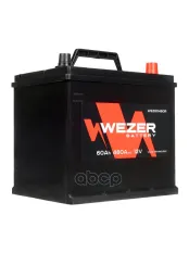 аккумуляторная батарея! 60Ah 480A JIS +справа 230/179/225 WEZER арт. WEZ60480R