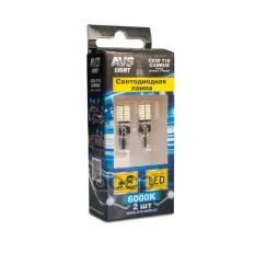 к-т ламп! светодиодных C020 Т10, белый (W2.1x9.5d) CANBUS 24SMD 4014 12-24V блистер 2шт AVS арт. A78452S
