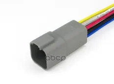 Разъем Deutsch DT04-6P (6pin) 6 контактов под сечение провода 0.5-0.8 кв.мм для ГАЗ, КАМАЗ, М CARGEN арт. AX8106