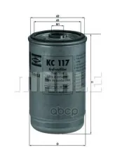 фильтр топливный !H130.5 D75/62 DAF 65/75/85/95 СА/FA/FT Mahle/Knecht арт. KC117