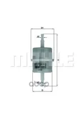 фильтр топливный! Renault R21 1.7 86-93, Peugeot 106/205/405 1.0-1.6/1.9 83-96 Mahle/Knecht арт. KL63OF