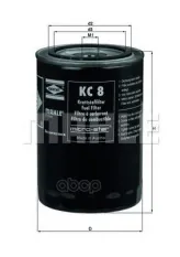 Фильтр топливный MAHLE KC8 Mahle/Knecht арт. KC8
