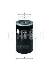 Фильтр масляный Mahle/Knecht OC604 Mahle/Knecht арт. OC604