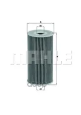 Фильтр масляный MAHLE OX365/1D (68031597AB) Mahle/Knecht арт. OX365/1D