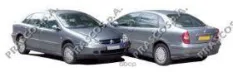 стекло зеркала прав. с подогр. выпукл.! голубое Citroen C5 01-04 Prasco арт. CI5207513
