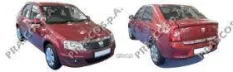 решетка бампера центральная! черная Dacia Logan 1.6i/1.5D 08> Prasco арт. DA3222120