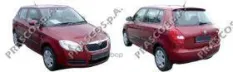 решетка бампера правая! черная с отвер. для против. фар Skoda Fabia 1.2-1.6i/1.9TDi 07-14 Prasco арт. SK3242133
