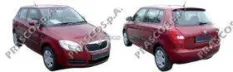 решетка бампера левая! черная с отвер. для против. фар Skoda Fabia 1.2-1.6i/1.9TDi 07-14 Prasco арт. SK3242134