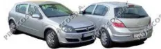 молдинг бампера передний правый! черный Opel Astra H (A04) 04-06 Prasco арт. OP4101233