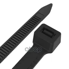 стяжкa нейлоновая! тройной замок 400x4.8 мм, черная (упак. 100 шт.) REXANT арт. 670401