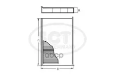 Ф-Р САЛОН SCT SA 1164 / FORD FOCUS II 04-/S40 / SCT арт. SA1164