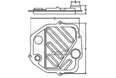 Фильтр АКПП FORD FOCUS I/II 2.0/FIESTA  1.25-1.6 08-/MAZDA 3 2.0 03-09/MAZDA 6 1.8/2.0/2.3 02-07 SCT арт. sg1064