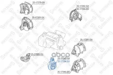 подушка двигателя передняя левая! Honda Hr-V GH1/GH2/GH3/GH4 1998-2005 Stellox арт. 2517284SX
