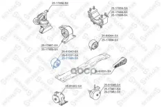 подушка двигателя передняя! Suzuki Liana RH413/RH416/RH418 2001-2008 Stellox арт. 2517865SX