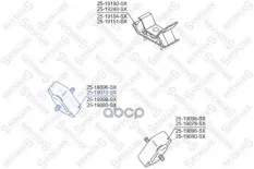 подушка двигателя передняя!Toyota Land Cruiser 100 HDJ101/UZJ100 98-07 Stellox арт. 2519078SX