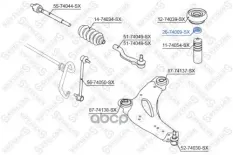 21757F=M255.06=SAS4005306 [8200010518]!подшипник опоры аморт Nissan Primastar X83 02> Stellox арт. 2674009SX