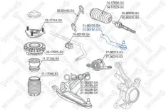 наконечник рулевой правый! Honda Civic VII 1.3-1.8 06> Stellox арт. 5100186SX