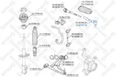 наконечник рулевой правый! Honda Jazz 1.2/1.4 02> Stellox арт. 5100197SX