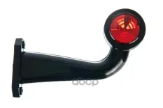 фонарь габаритный! LED рожок кр/бел изогнутый прав. EPDM (плоское стекло) Universal Stellox арт. 8733545SX
