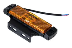 фонарь габаритный! жёлтого цвета LED с кронштейном и проводом 0.5м Universal Stellox арт. 8733682SX