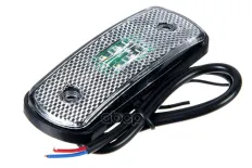 фонарь габаритный! белый LED 120x46 с проводом 0.5м Universal Stellox арт. 8733683SX