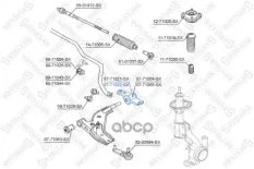 сайлентблок рычага зад.л.! Mazda 323/323F 1.3-1.8 94-98/MX-3 94> Stellox арт. 8771022SX