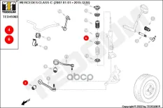 Болт оси подвески TEDGUM арт. TED45993