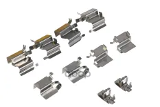 рем.к-кт торм. колодок передних! Mazda 323 1.4-1.5 16V <04, Toyota RAV4 1.8VVTi/2.0D 00> ZENTPARTS арт. Z186707